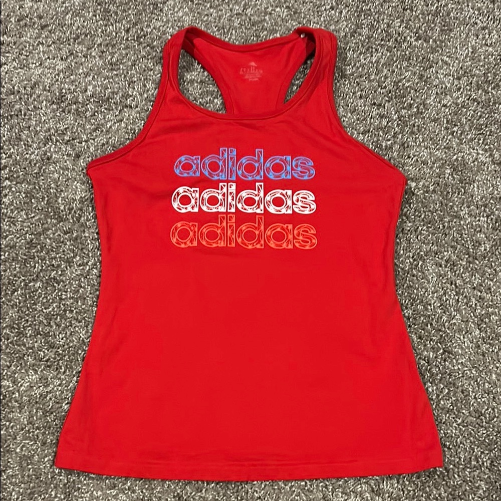 Adidas Women's Red Tank Top